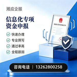 宿迁信息化专项资金申报服务