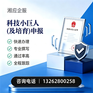 宿迁科技小巨人及培育企业申报服务